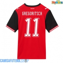 Camisa de time de futebol Áustria Michael Gregoritsch #11 Replicas 1º Equipamento Mundo 2026 Manga Curta